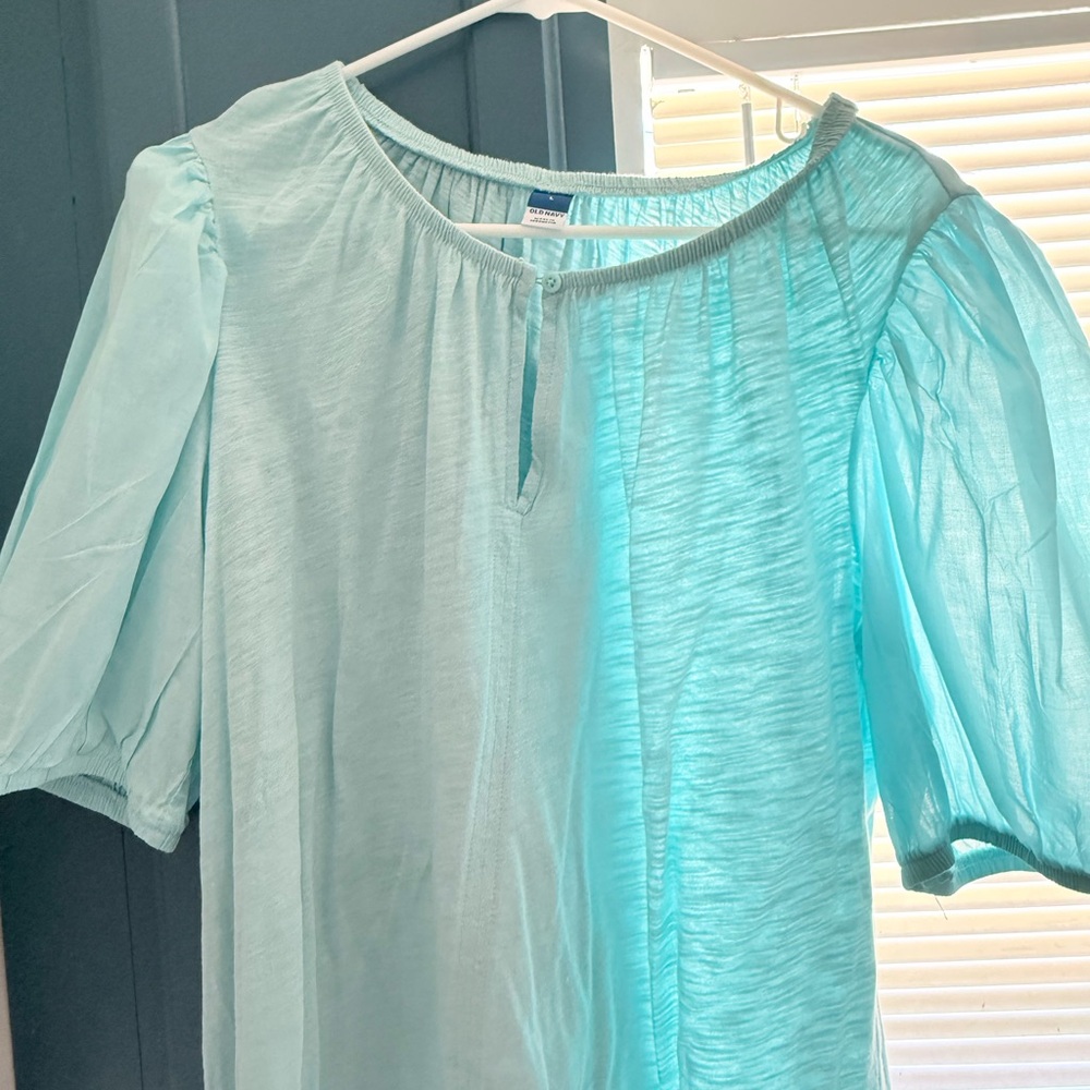 Old Navy Light Blue High Low Dress